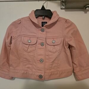 GAP Kids Soft Pink Denim Jacket